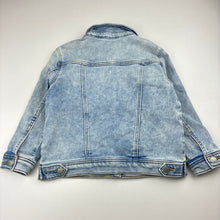 Load image into Gallery viewer, Unisex Target, blue stretch denim jacket, GUC, size 3,  