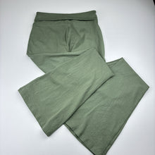 Load image into Gallery viewer, Girls Target, sage stretch cotton flared pants, EUC, size 10,  