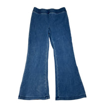 Load image into Gallery viewer, Girls Anko, blue stretch denim bootcut jeggings, elasticated, GUC, size 5,  