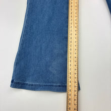 Load image into Gallery viewer, Girls Anko, blue stretch denim bootcut jeggings, elasticated, GUC, size 5,  