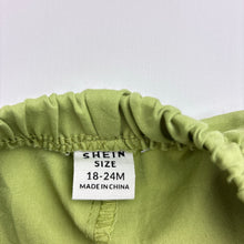 Load image into Gallery viewer, Unisex SHEIN, green lightweight shorts, elasticated, GUC, size 2,  