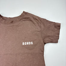 Load image into Gallery viewer, Unisex Bonds, brown cotton t-shirt, GUC, size 2,  
