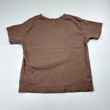 Load image into Gallery viewer, Unisex Bonds, brown cotton t-shirt, GUC, size 2,  