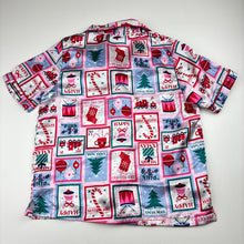 Load image into Gallery viewer, Girls Mango, lightweight pyjama top, Christmas, FUC, size 5,  