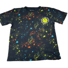 Load image into Gallery viewer, Boys Anko, black cotton t-shirt, paint splatters, GUC, size 12,  