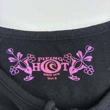 Load image into Gallery viewer, Girls Piping Hot, stretch cotton long sleeve top, GUC, size 8,  
