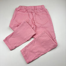 Load image into Gallery viewer, Girls SHEIN, pink viscose blend pants, elasticated, FUC, size 4,  