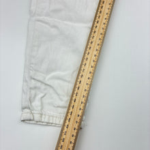 Load image into Gallery viewer, Unisex Zara, white denim jeans, elasticated, FUC, size 4-5,  