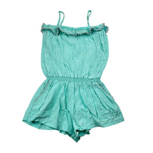 Load image into Gallery viewer, Girls Seed, aqua viscose playsuit, FUC, size 4-5,  