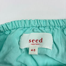Load image into Gallery viewer, Girls Seed, aqua viscose playsuit, FUC, size 4-5,  