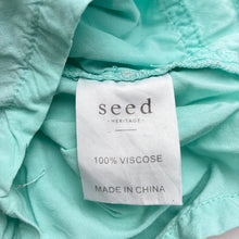 Load image into Gallery viewer, Girls Seed, aqua viscose playsuit, FUC, size 4-5,  