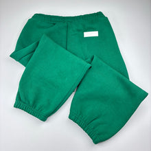 Load image into Gallery viewer, Unisex {BLANK}: ESSENTIALS, cropped cotton blend fleece lined track pants, elasticated, GUC, size 13,  
