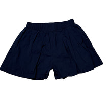 Load image into Gallery viewer, Girls Alfaberry, navy stretch cotton shorts, elasticated, EUC, size 6,  