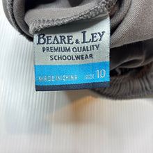 Load image into Gallery viewer, Boys BEARE &amp; LEY, grey school shorts, elasticated, GUC, size 10,  