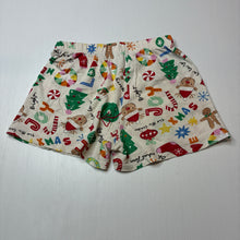 Load image into Gallery viewer, Unisex Anko, cotton Christmas pyjama shorts, GUC, size 5,  