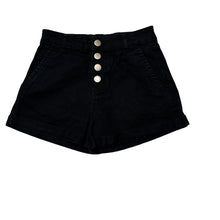 Load image into Gallery viewer, Girls THE 1984 DENIM COMPANY, black stretch denim shorts, EUC, size 8,  