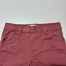 Load image into Gallery viewer, Boys Breakers, burgundy stretch cotton shorts, GUC, size 4,  