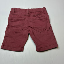 Load image into Gallery viewer, Boys Breakers, burgundy stretch cotton shorts, GUC, size 4,  