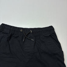 Load image into Gallery viewer, Boys Anko, black cotton shorts, elasticated, FUC, size 4,  