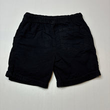 Load image into Gallery viewer, Boys Anko, black cotton shorts, elasticated, FUC, size 4,  