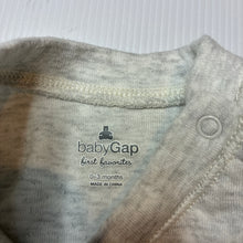 Load image into Gallery viewer, Unisex GAP, grey cotton blend coverall, smiley faces, GUC, size 000,  