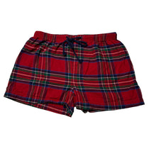 Load image into Gallery viewer, Girls Peter Alexander, cotton pyjama shorts, tartan/plaid, GUC, size 10,  