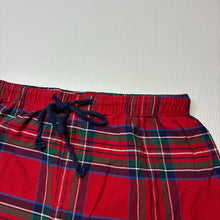 Load image into Gallery viewer, Girls Peter Alexander, cotton pyjama shorts, tartan/plaid, GUC, size 10,  