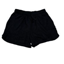 Load image into Gallery viewer, Girls KID, black cotton blend shorts, elasticated, EUC, size 10,  