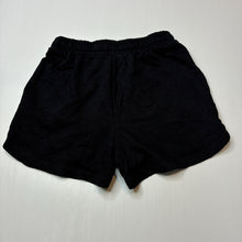 Load image into Gallery viewer, Girls KID, black cotton blend shorts, elasticated, EUC, size 10,  