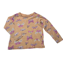 Load image into Gallery viewer, Girls Target, cotton long sleeve t-shirt, butterfly, FUC, size 4,  