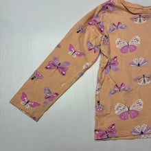 Load image into Gallery viewer, Girls Target, cotton long sleeve t-shirt, butterfly, FUC, size 4,  