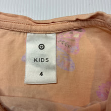 Load image into Gallery viewer, Girls Target, cotton long sleeve t-shirt, butterfly, FUC, size 4,  
