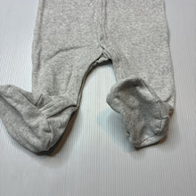 Load image into Gallery viewer, Unisex Baby Berry, grey stretch cotton coverall, GUC, size 00,  