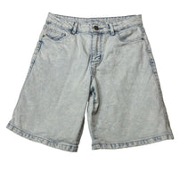 Load image into Gallery viewer, Boys 1964 Denim CO, blue stretch denim shorts, adjustable, FUC, size 12,  