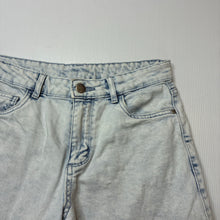 Load image into Gallery viewer, Boys 1964 Denim CO, blue stretch denim shorts, adjustable, FUC, size 12,  