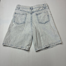Load image into Gallery viewer, Boys 1964 Denim CO, blue stretch denim shorts, adjustable, FUC, size 12,  