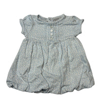 Load image into Gallery viewer, Girls Baby World, floral cotton bubble dress, GUC, size 000, L: 31.5cm