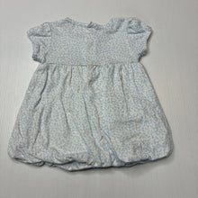 Load image into Gallery viewer, Girls Baby World, floral cotton bubble dress, GUC, size 000, L: 31.5cm