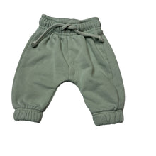 Load image into Gallery viewer, Unisex Baby Berry, cotton blend fleece lined track pants, elasticated, GUC, size 0000,  