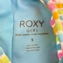 Load image into Gallery viewer, Girls Roxy Girl, long sleeve swim one-piece, minor marks, FUC, size 5,  