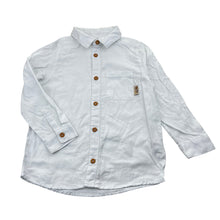 Load image into Gallery viewer, Boys So Cute, white cotton long sleeve shirt, GUC, size 2-3,  