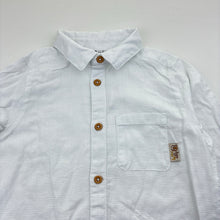 Load image into Gallery viewer, Boys So Cute, white cotton long sleeve shirt, GUC, size 2-3,  