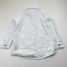 Load image into Gallery viewer, Boys So Cute, white cotton long sleeve shirt, GUC, size 2-3,  