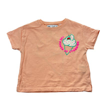Load image into Gallery viewer, Girls Zara, peach cotton t-shirt, FUC, size 1,  