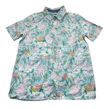 Load image into Gallery viewer, Boys OSH KOSH, cotton short sleeve shirt, pineapples, minor marks, FUC, size 12,  
