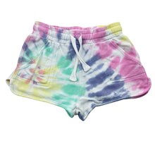 Load image into Gallery viewer, Girls Cotton On, tie dyed shorts, elasticated, GUC, size 2,  