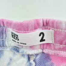 Load image into Gallery viewer, Girls Cotton On, tie dyed shorts, elasticated, GUC, size 2,  