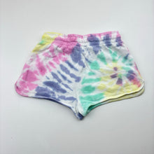 Load image into Gallery viewer, Girls Cotton On, tie dyed shorts, elasticated, GUC, size 2,  