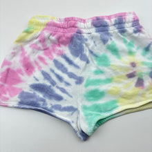 Load image into Gallery viewer, Girls Cotton On, tie dyed shorts, elasticated, GUC, size 2,  