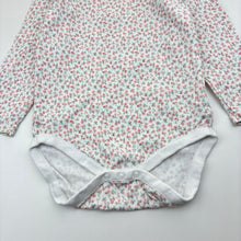 Load image into Gallery viewer, Girls Next, floral cotton long sleeve bodysuit, FUC, size 2-3,  